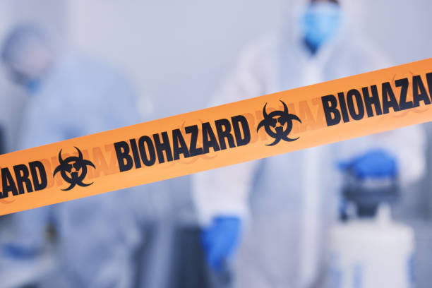 Professional Biohazard technician working in Barrington, IL